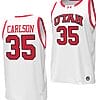 Branden Carlson Jersey #35 Utah Utes College Basketball 2023-24 Replica White