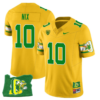 Bo Nix Jersey #10 Oregon Ducks ‘Mighty Oregon’ Throwback Football Oregon State Yellow
