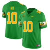Bo Nix Jersey #10 Oregon Ducks ‘Mighty Oregon’ Throwback College Football Uniforms Green