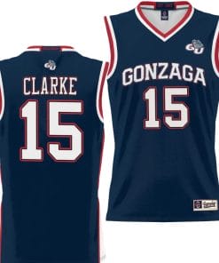 Brandon Clarke Jersey #15 Gonzaga Bulldogs NIL College Basketball Lightweight Black