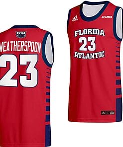 Brandon Weatherspoon Jersey #23 FAU Owls College Basketball Replica Red