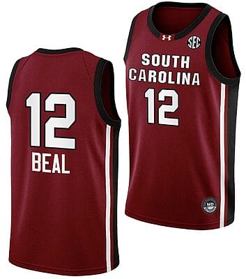 Brea Beal Jersey #12 South Carolina Gamecocks College Basketball 2023-24 Garnet