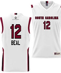 Brea Beal Jersey #12 South Carolina Gamecocks College Basketball Alumni White