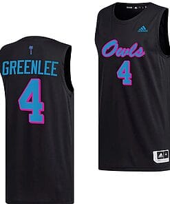 Bryan Greenlee Jersey #4 FAU Owls College Basketball Replica Black