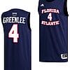 Bryan Greenlee Jersey #4 FAU Owls College Basketball Replica Navy