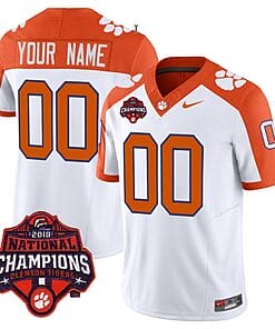 Custom Clemson Tigers Jersey Name and Number Vapor Limited College Football Stitched Inverted