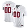 Custom Alabama Jersey Name and Number Football College SEC Graduate Patch White All Stitched