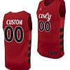Custom Cincinnati Bearcats Jersey Name and Number College Basketball Replica 2023-24 Red