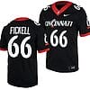 Cincinnati Bearcats Landon Fickell Jersey #66 Black 2023 Replica College Football