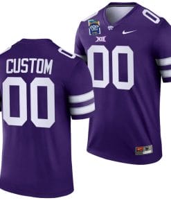 Custom Kansas State Wildcats Jersey Name and Number 2023 Pop-Tarts Bowl Football Purple