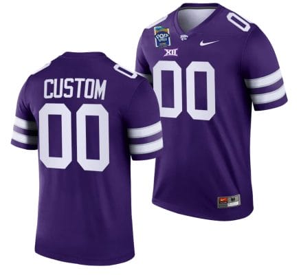 Custom Kansas State Wildcats Jersey Name and Number 2023 Pop-Tarts Bowl Football Purple