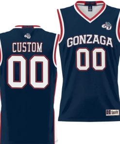 Custom Gonzaga Bulldogs Jersey Name and Number NIL College Basketball Black