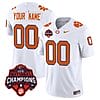 Custom Clemson Tigers Jersey Name and Number Vapor Limited College Football Stitched White