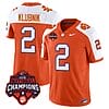 Cade Klubnik Jersey #2 Clemson Tigers Vapor Limited Champions Patch College Football Stitched Alternate