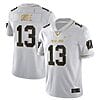 Chimere Dike Jersey #13 Wisconsin Badgers Gold Vapor College Football White Gold
