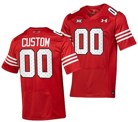 Custom Texas Tech Red Raiders Jersey Name and Number College Football Throwback Stitched Red