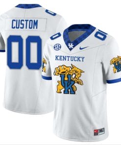 Custom Kentucky Wildcats Jersey Name and Number Vapor Limited College Football Wildcats Logo White