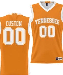 Custom Tennessee Vols Jersey Name and Number NIL College Basketball Lightweight Orange