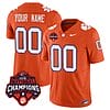 Custom Clemson Tigers Jersey Name and Number Vapor Limited College Football Stitched Orange