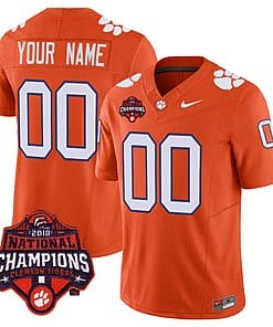 Custom Clemson Tigers Jersey Name and Number Vapor Limited College Football Stitched Orange