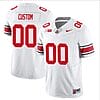 Custom Ohio State Jersey Name and Number College Football Stitched White