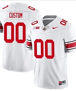 Custom Ohio State Jersey Name and Number College Football Stitched White