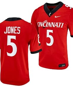 Cincinnati Bearcats Emory Jones Jersey #5 Red 2023 Alternate College Football