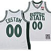 Custom Michigan State Spartans Jersey Name and Number 125th Basketball Anniversary 1999 Throwback White