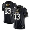 Chimere Dike Jersey #13 Wisconsin Badgers Gold Vapor College Football Black Limited