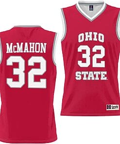 Cotie McMahon Jersey #32 Ohio State Buckeyes College Basketball Lightweight Scarlet