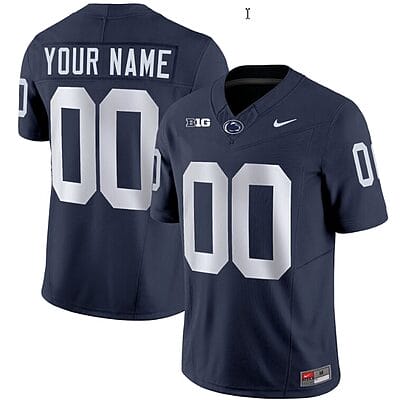 Custom Penn State Nittany Lions Jersey Name and Number Vapor Limited College Football All Stitched Black