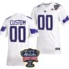 Custom Washington Huskies Jersey Name and Number Allstate Sugar Bowl Patch 2024 College Football White