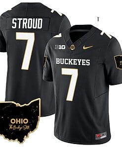 CJ Stroud Jersey #7 Ohio State Buckeyes College Football Stitched Special Vapor Limited Black