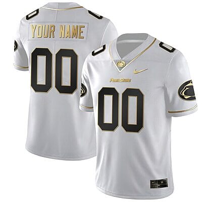Custom Penn State Nittany Lions Jersey Name and Number College Football All Stitched White Gold