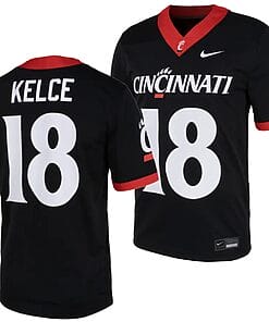 Cincinnati Bearcats Travis Kelce Jersey #18 Black 2023 Replica College Football