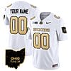 Custom Ohio State Jersey Name and Number Special Vapor Limited College Football Stitched Ohio Patch White