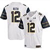 Cal Bears Joe Roth Jersey #12 College Football 2023 Stitched White