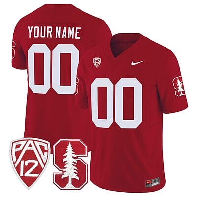 Custom Stanford Cardinal Jersey Name and Number Vapor Limited College Football Crimson