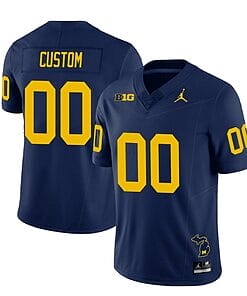 Custom Michigan Wolverines Jersey Special Name and Number College Football 2023 Stitched Navy