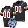 Custom Maryland Terrapins Jersey Name and Number 2023 Music City Bowl Patch Football Black