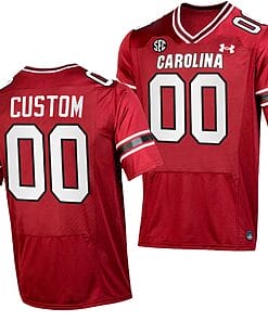 Custom South Carolina Gamecocks Jersey Name and Number College Football Stitched Garnet 2023