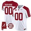 Custom Alabama Jersey Name and Number Vapor Limited Alabama Map Inverted All Stitched