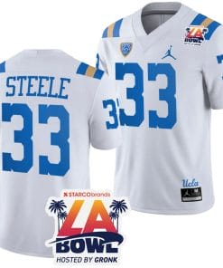 Carson Steele Jersey #33 UCLA Bruins 2023 LA Bowl College Football White