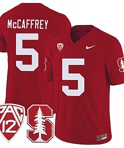 Christian McCaffrey Jersey #5 Standford Cardinal Jersey Vapor Limited College Football Crimson