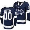 Custom Penn State Nittany Lions Jersey Name and Number Navy College Hockey Replica 2023-24