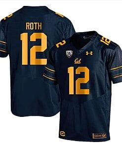 Cal Bears Joe Roth Jersey #12 College Football 2023 Stitched Navy