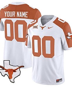 Custom Texas Longhorn Jersey Name and Number Vapor Limited College Football Stitched Inverted