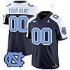 Custom North Carolina Tar Heels Jersey Name and Number Vapor Limited College Football Navy Alternate