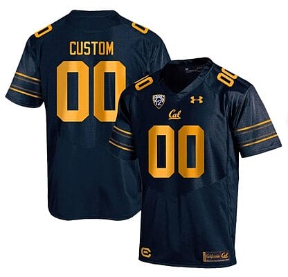 Custom California Golden Bears Jersey Name and Number College Football 2023 Stitched Navy
