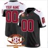 Custom Alabama Jersey Name and Number SEC Championship 2023 Patch Basic Black Alternate